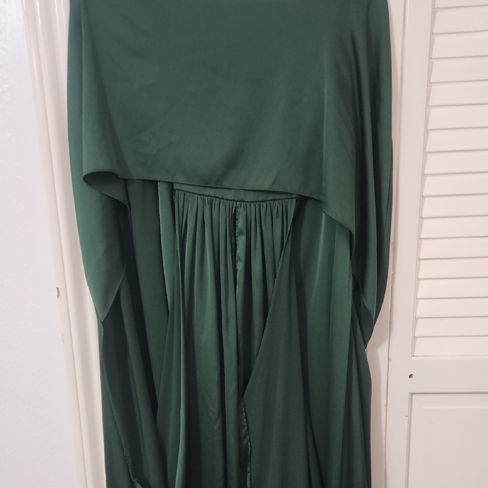 Elegant Forest Green Maxi Dress
